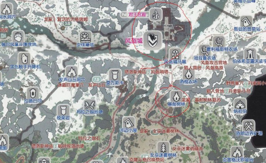 上古卷轴5风盔城在哪-上古卷轴5风盔城位置介绍